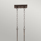 Emery 3-Light Palladian Bronze Island Pendant (Classic Americana Style)