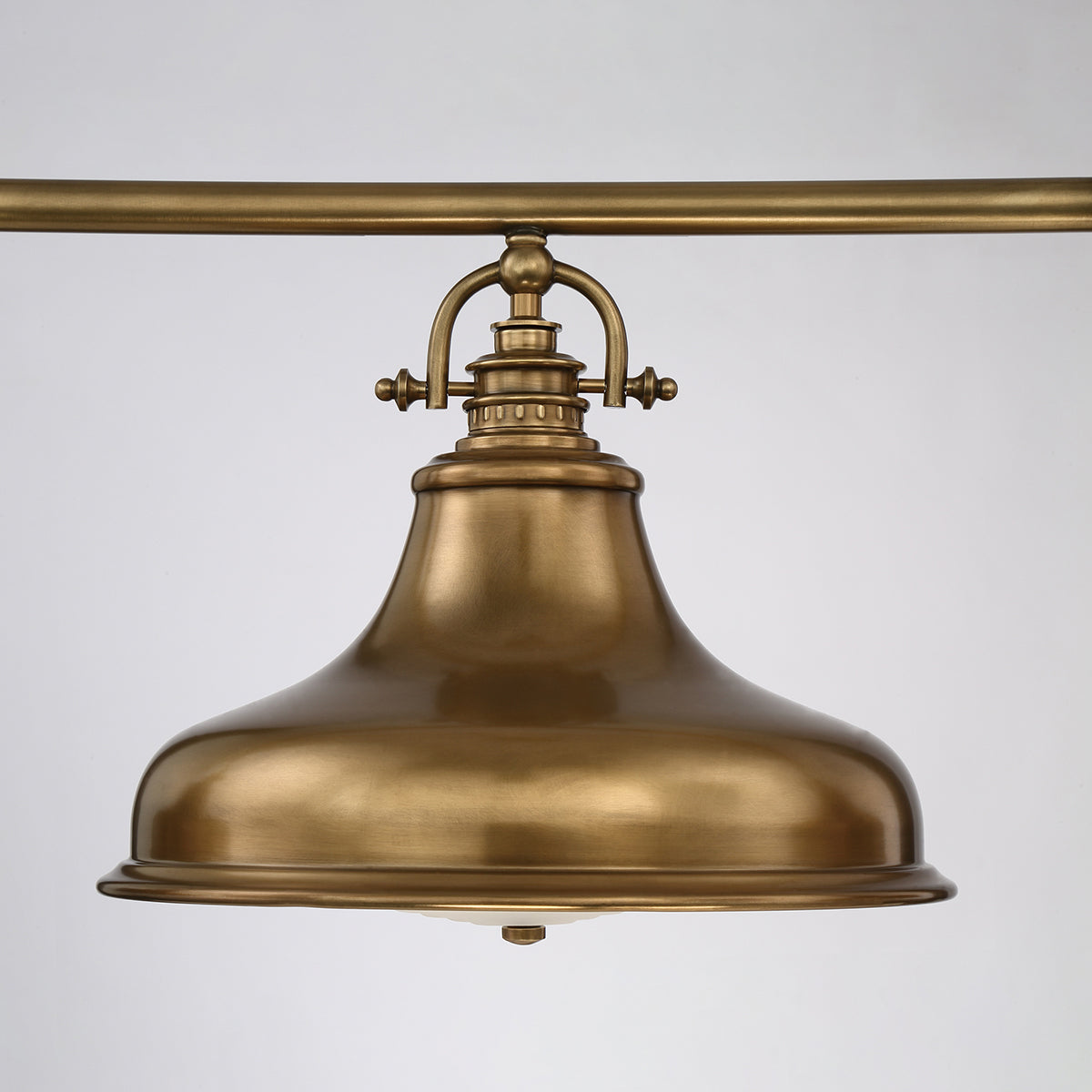 Emery 3-Light Weathered Brass Island Chandelier (Classic Americana Style)