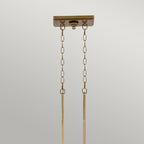 Emery 3-Light Weathered Brass Island Chandelier (Classic Americana Style)
