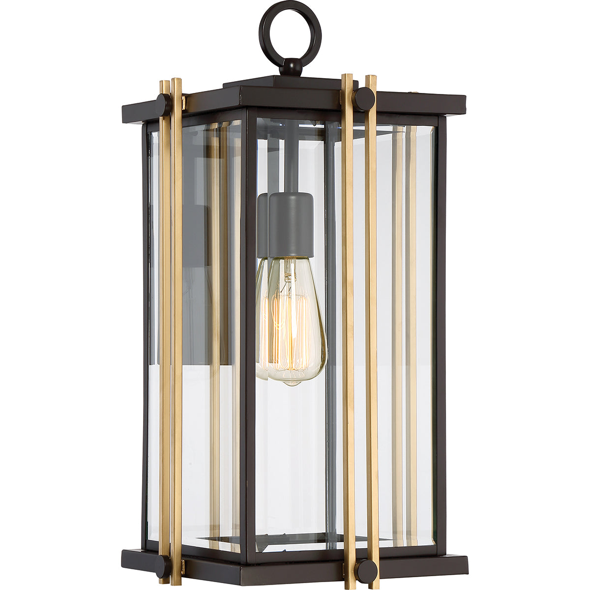 Goldenrod Large Outdoor Wall Lantern (Western Bronze & Gold)