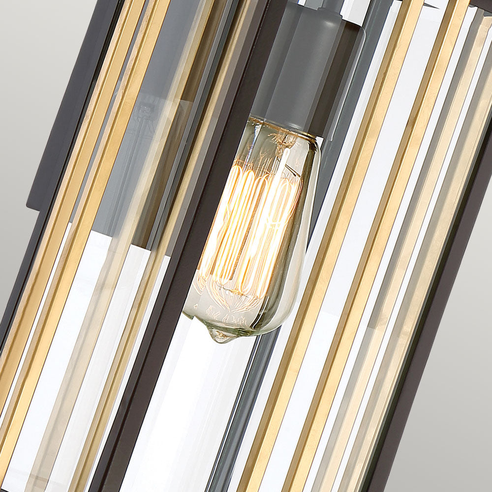 Goldenrod 1-Light Medium Outdoor Wall Lantern (Mid-Century Modern)