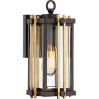 Goldenrod 1-Light Small Outdoor Wall Lantern (Western Bronze)