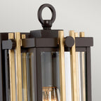 Goldenrod 1-Light Small Outdoor Wall Lantern (Western Bronze)