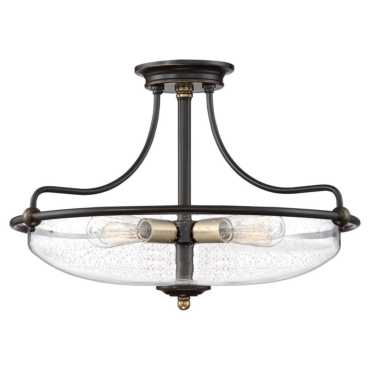 Griffin 3 Light Semi-Flush