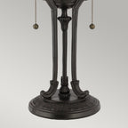 Indus 2-Light Table Lamp (Vintage Bronze Arts & Crafts Design)
