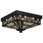 Inglenook 2-Light Arts & Crafts Outdoor Flush Mount