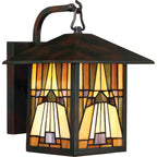 Inglenook 1-Light Medium Outdoor Wall Lantern (Arts & Crafts Style)