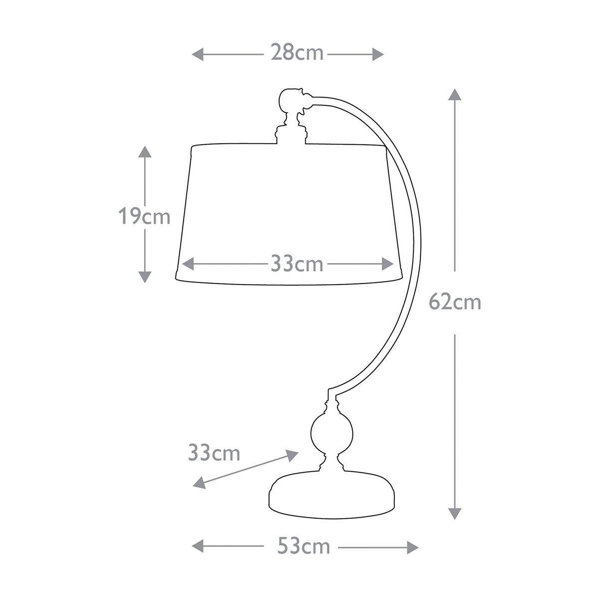 Jenkins 1 Light Table Lamp  1