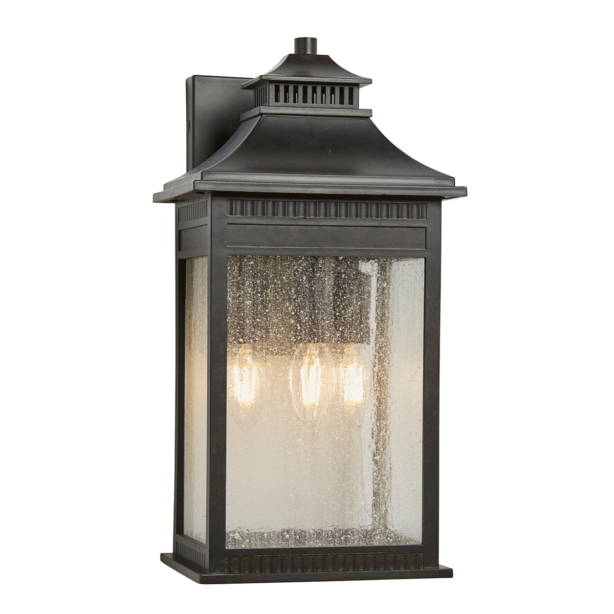 Livingston 3-Light Large Outdoor Wall Lantern (Coastal Style)