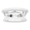 Marblehead 2-Light Outdoor Flush Mount (White)
