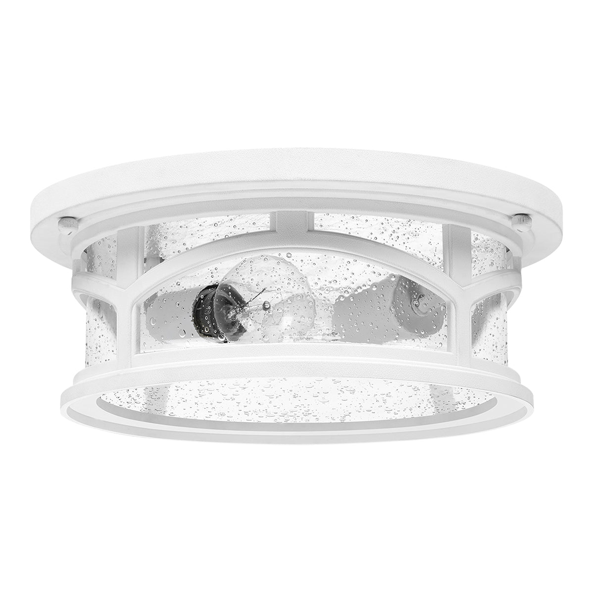 Marblehead 2-Light Outdoor Flush Mount (White)