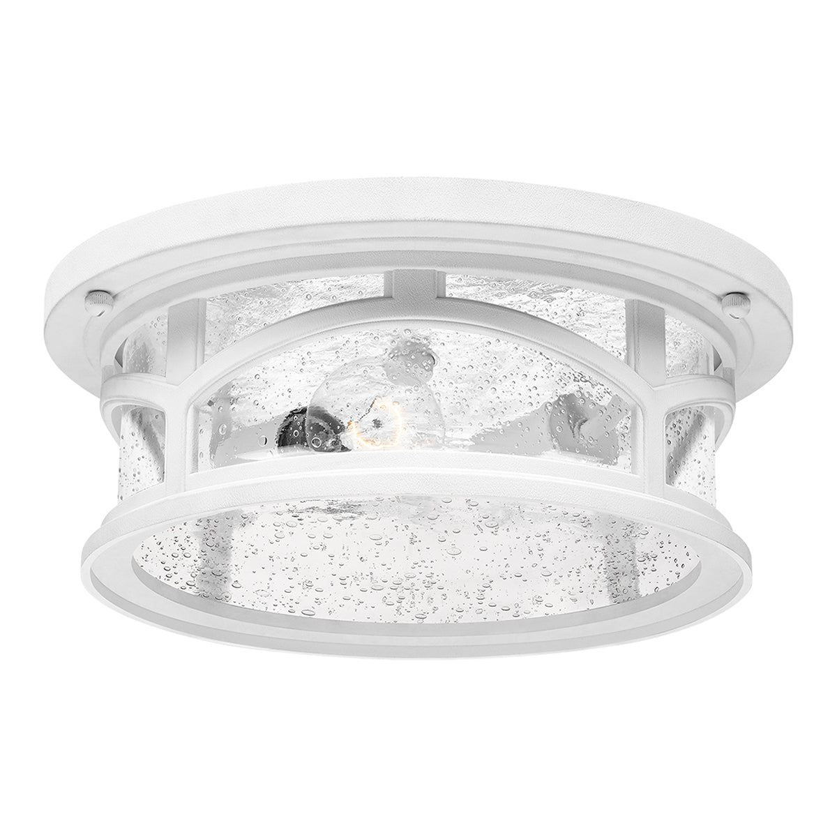 Marblehead 2-Light Outdoor Flush Mount (White)