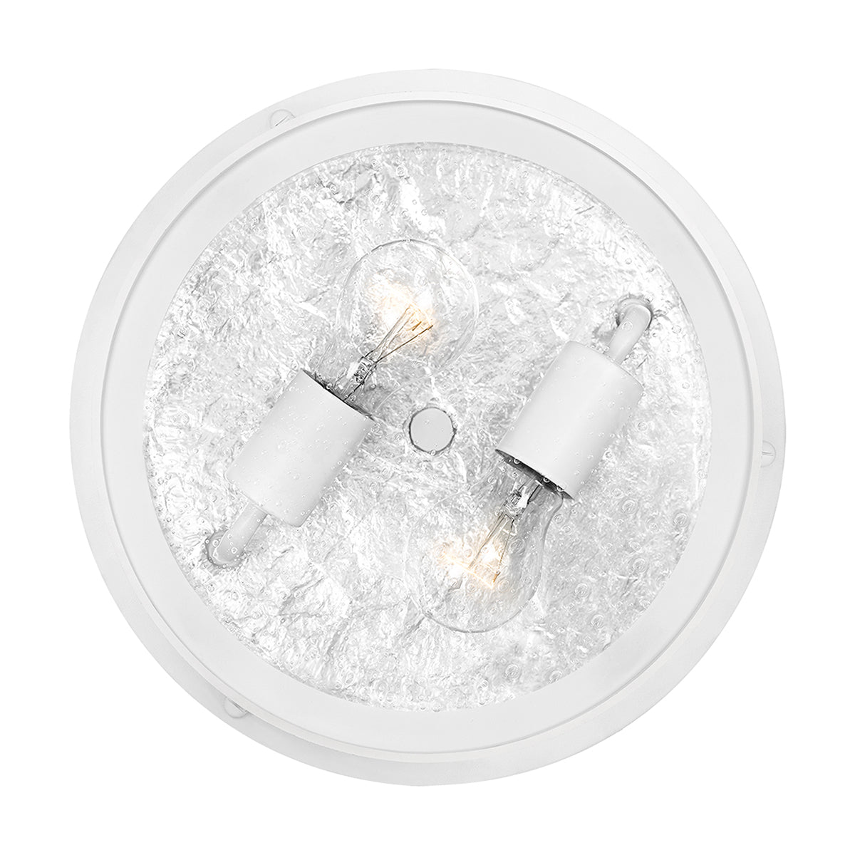 Marblehead 2-Light Outdoor Flush Mount (White)
