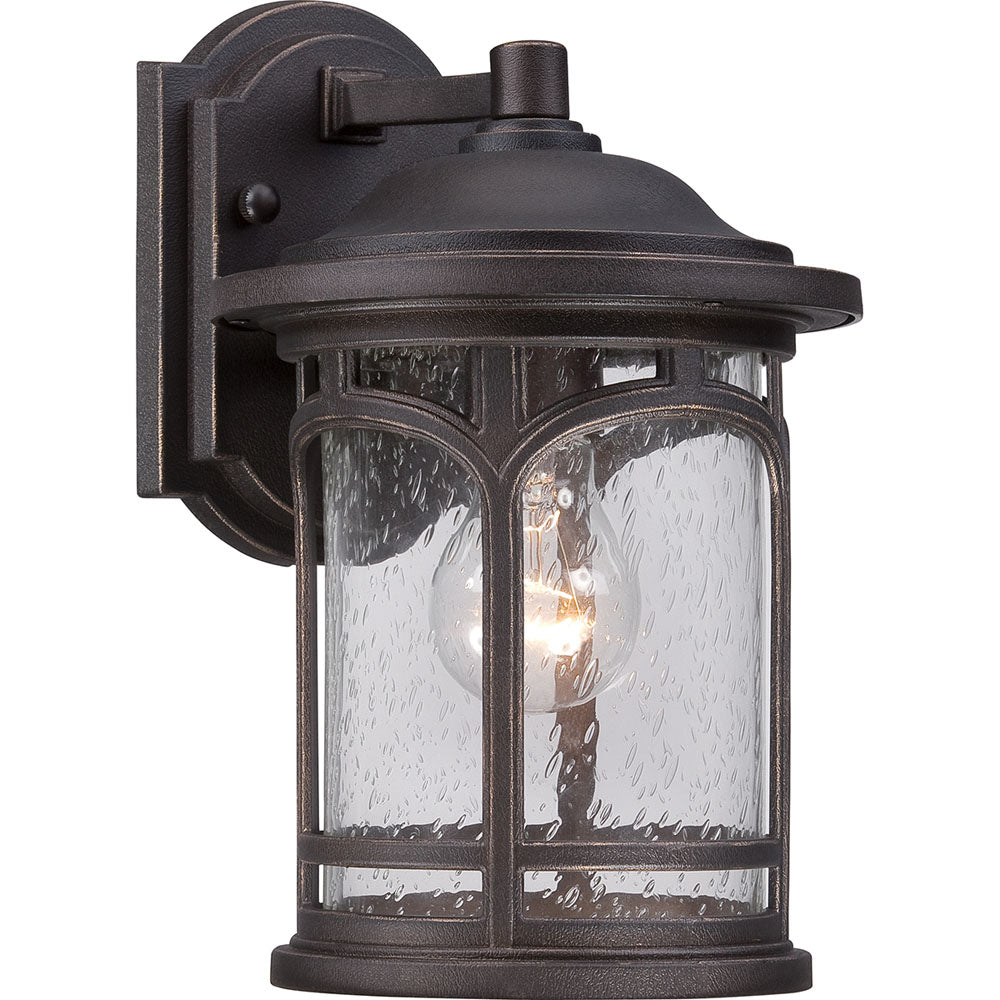 Marblehead 1-Light Small Outdoor Wall Lantern (Black)