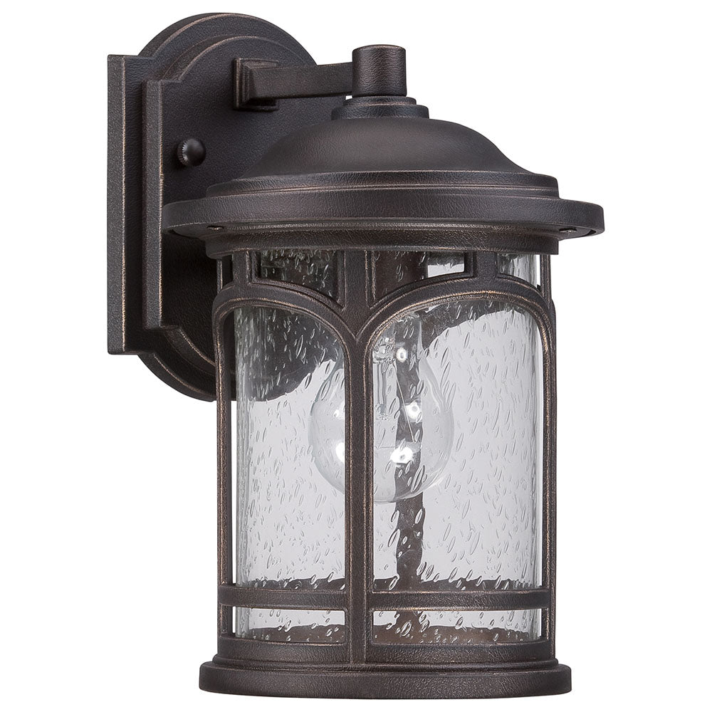 Marblehead 1-Light Small Outdoor Wall Lantern (Black)