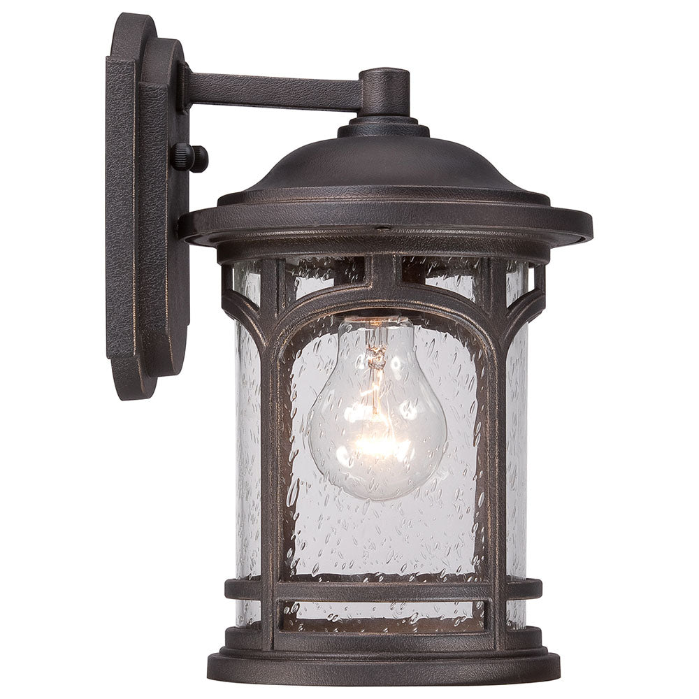 Marblehead 1-Light Small Outdoor Wall Lantern (Black)