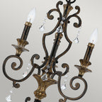 Marquette 3-Light Heirloom Bronze Chandelier (Classic Style with Crystal Accents)