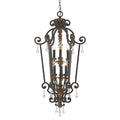 Marquette 6-Light Chandelier (Heirloom Finish with Multi-Faceted Crystals)