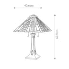 Maybeck 2 Light Table Lamp