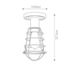 Mixon 1 Light Semi-Flush 1