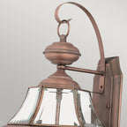 Newbury 2-Light Large Outdoor Wall Lantern (Aged Copper)