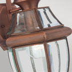 Newbury 1-Light Medium Wall Lantern (Aged Copper)