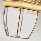 Newbury 1-Light Medium Wall Lantern (Polished Brass)