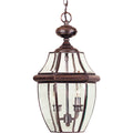 Newbury 2-Light Large Chain Lantern (Aged Copper for Outdoor Appeal)