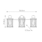 Riggs 3 Light Wall Light