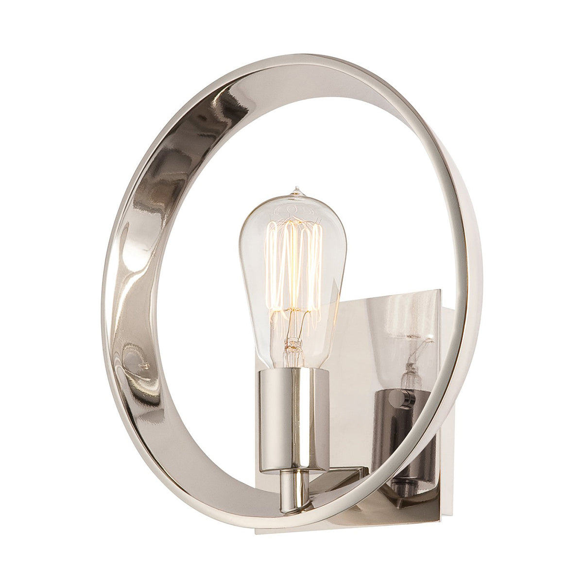 Theater Row 1-Light Wall Sconce (Imperial Silver)