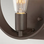 Theater Row 1-Light Wall Sconce (Western Bronze)