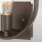 Theater Row 1-Light Wall Sconce (Western Bronze)
