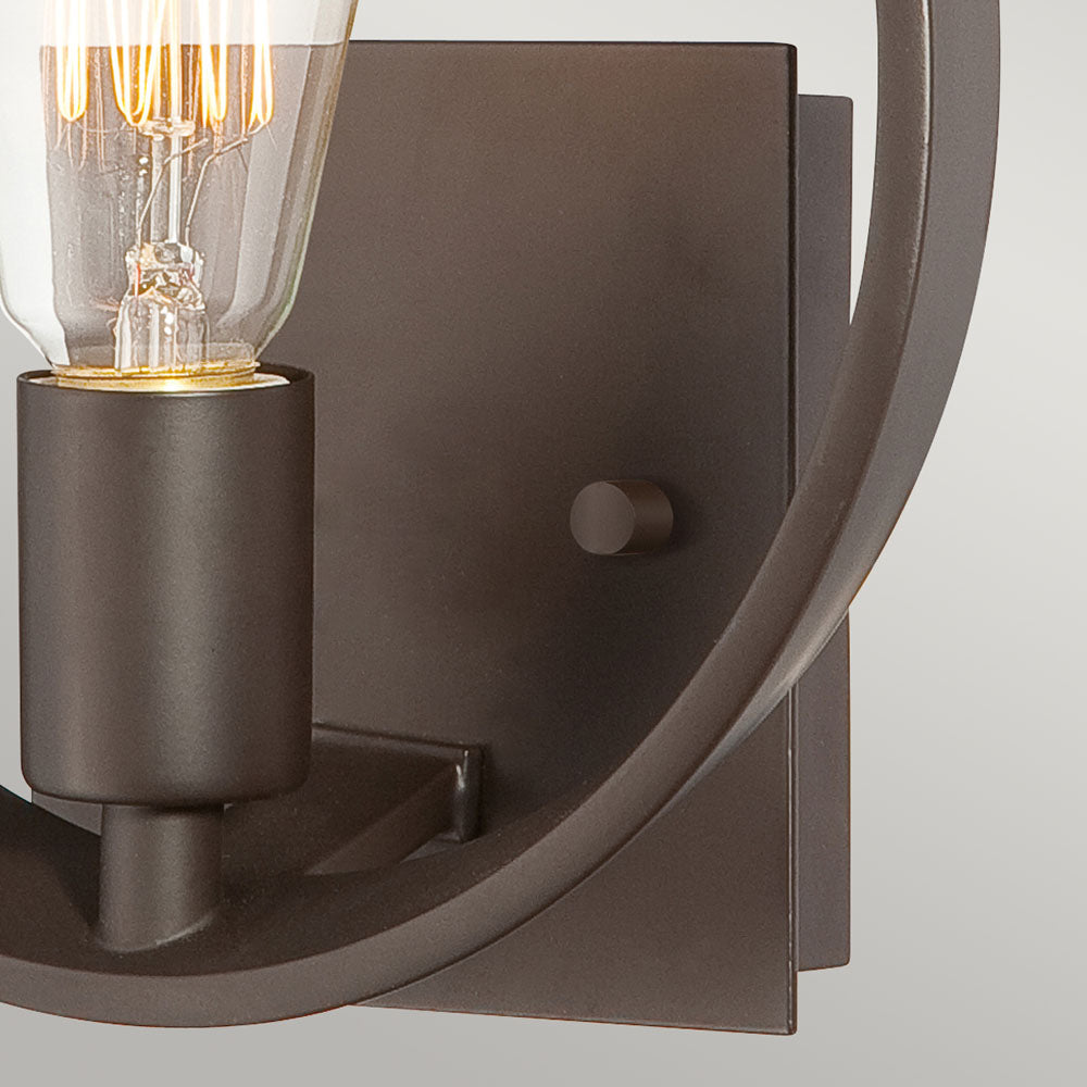 Theater Row 1-Light Wall Sconce (Western Bronze)