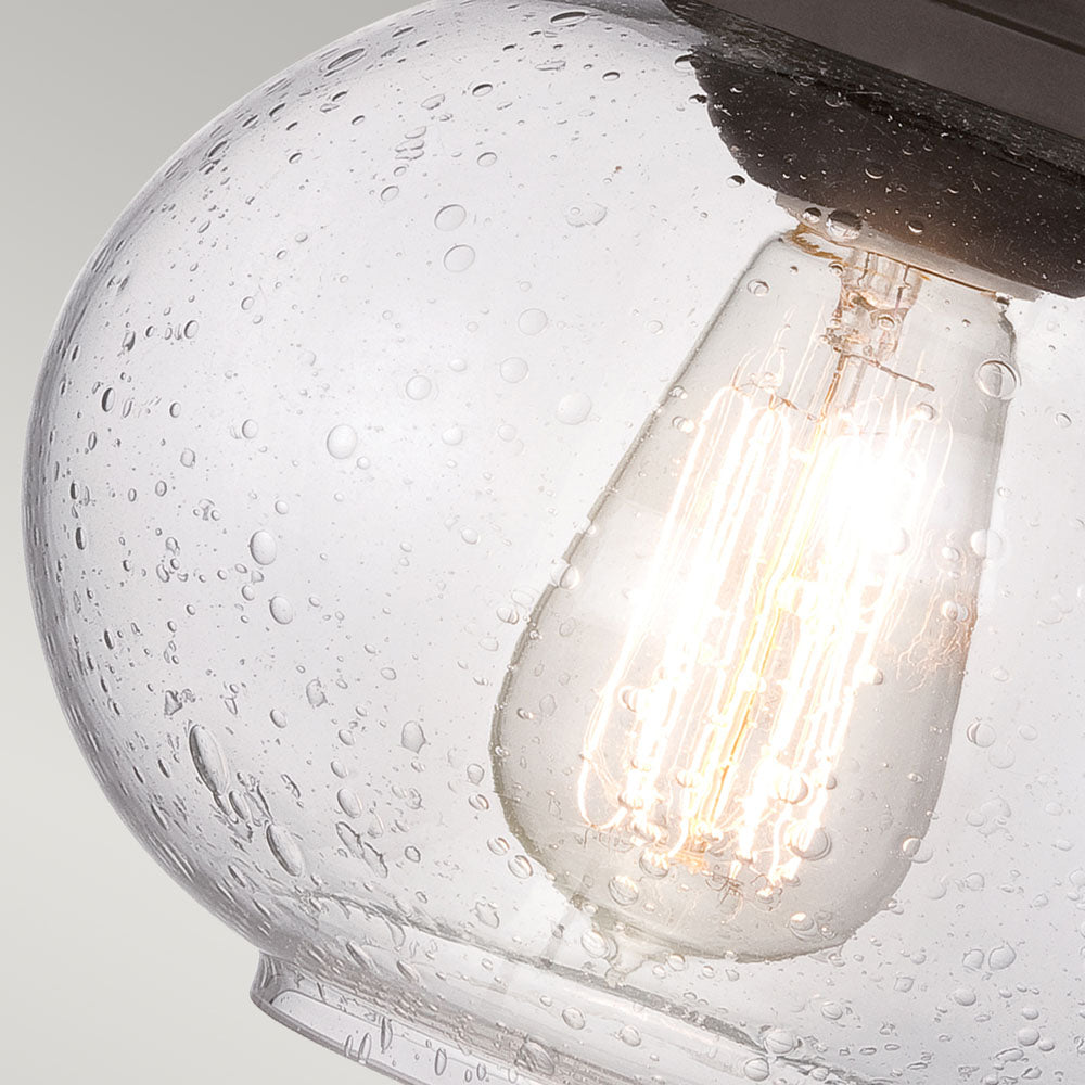 Trilogy 1-Light Wall Sconce (Old Bronze, Edison Bulb)