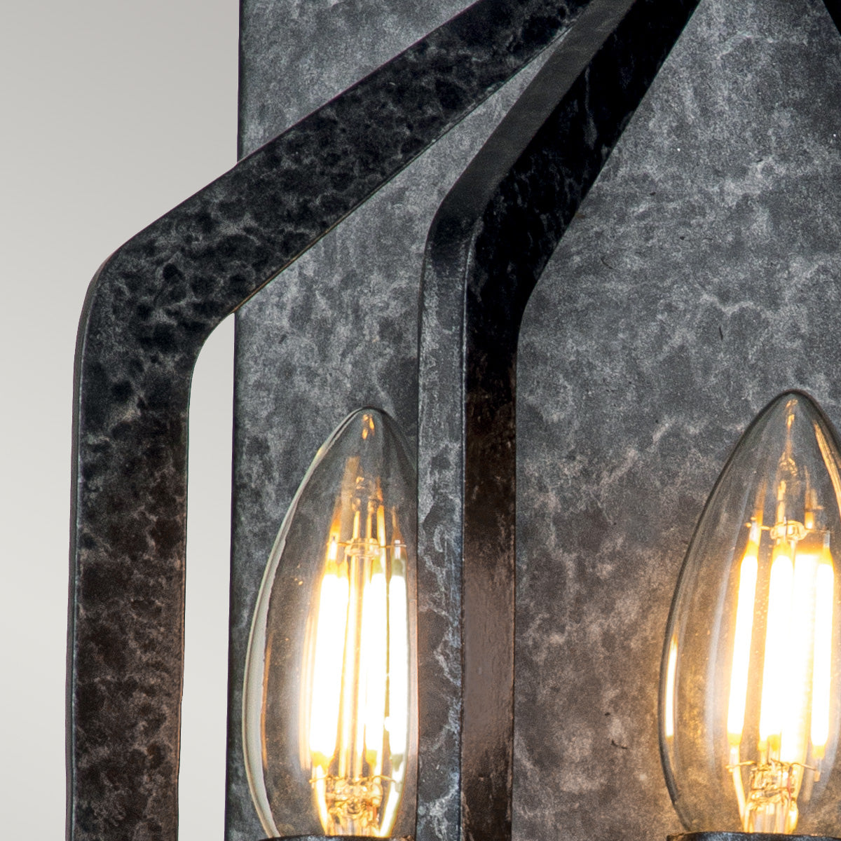 Vanguard 2-Light Old Black Wall Sconce (Modern Industrial Style)