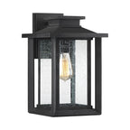 Wakefield Medium Black Outdoor Wall Lantern (Arts & Crafts Style)