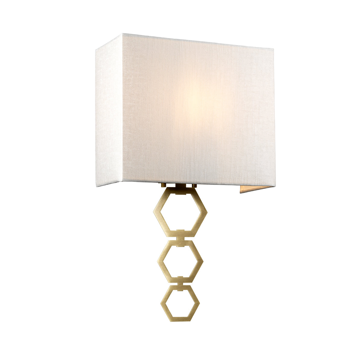 Ria Medium Aged Brass Wall Sconce