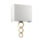 Ria Medium Aged Brass Wall Sconce