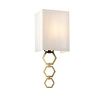 Ria Small Aged Brass Wall Sconce
