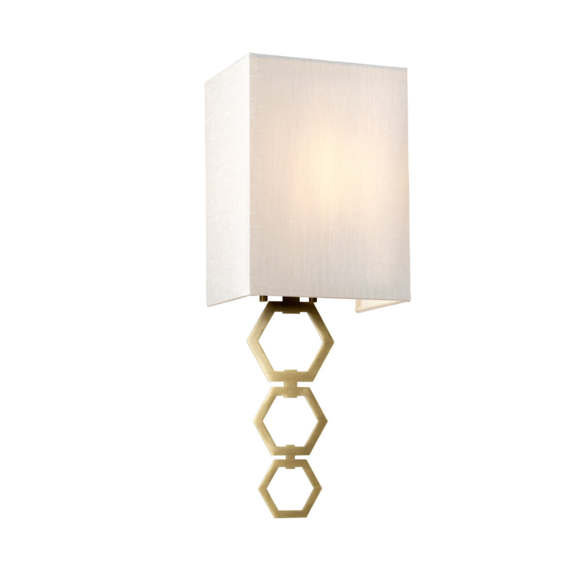 Ria Small Aged Brass Wall Sconce