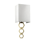 Ria Small Aged Brass Wall Sconce