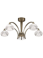 Ripple 5 Light Ceiling Fitting