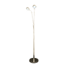 Adonis - LED Twin Head Floor Stand Lamp  - Satin Nickel