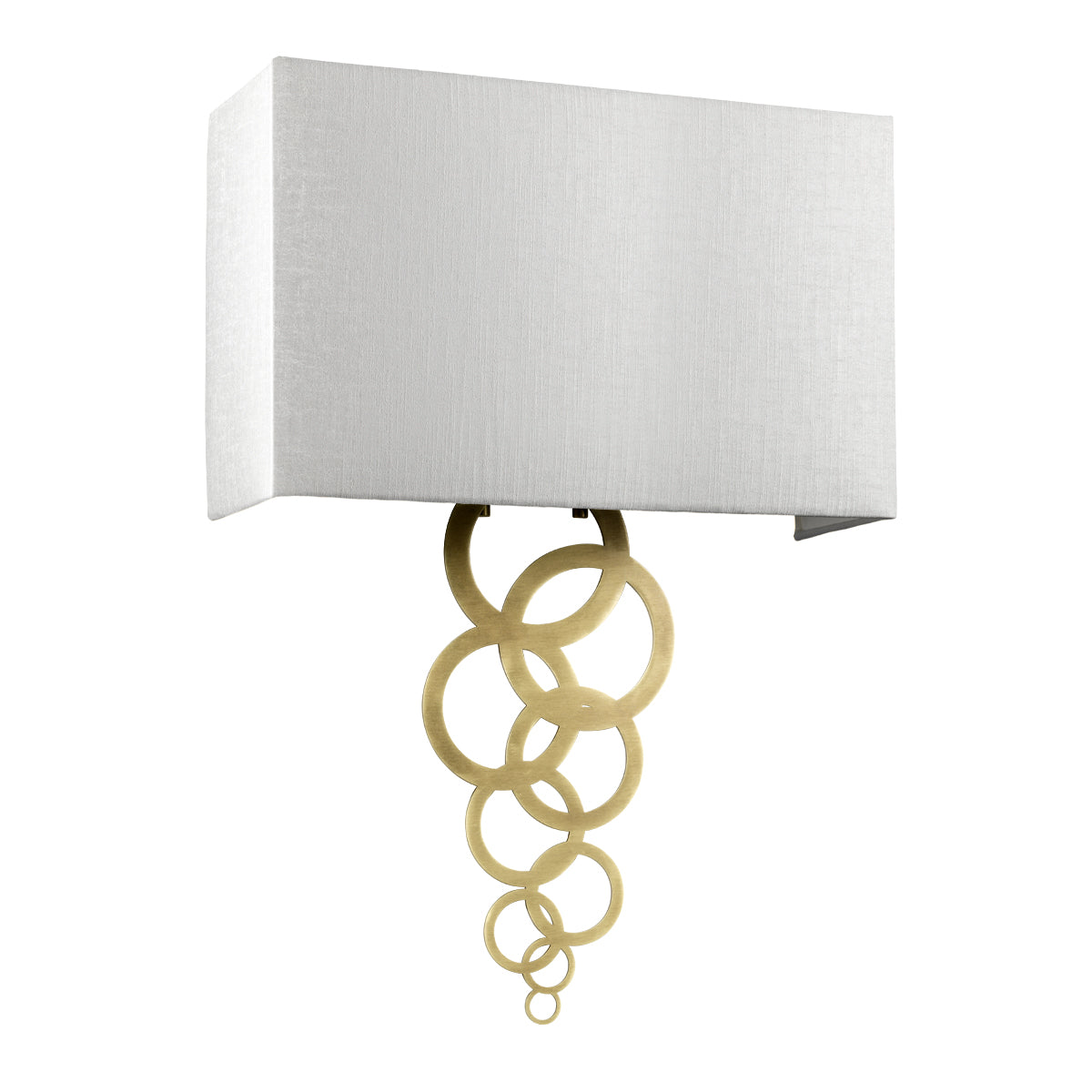 Rosa Large Aged Brass 2-Light Wall Sconce