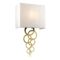 Rosa Medium Aged Brass Wall Sconce