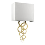 Rosa Medium Aged Brass Wall Sconce