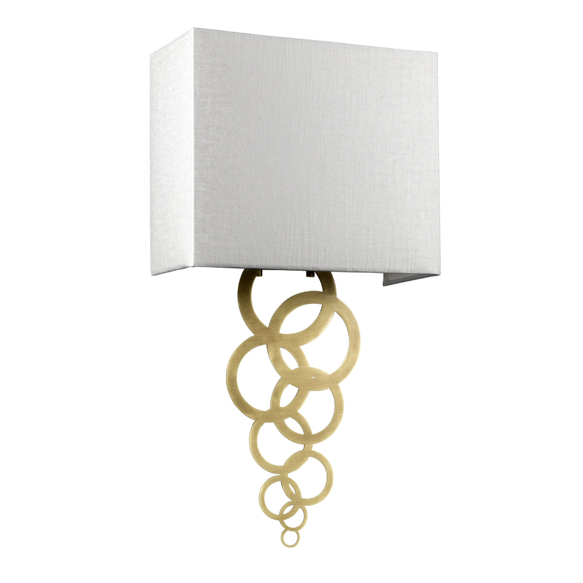 Rosa Medium Aged Brass Wall Sconce