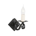 Rectory 1-Light Wall Light (Style A, Black)