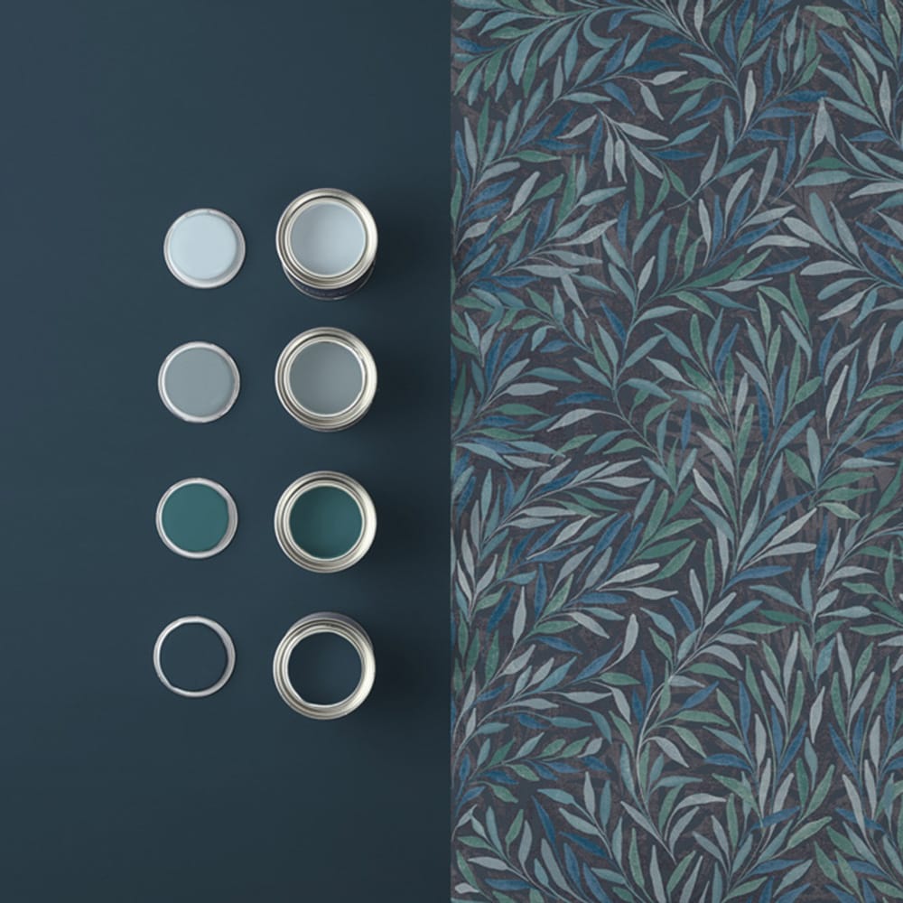 Salix Leaves Navy