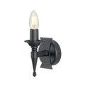 Saxon 1-Light Wall Light (Black)